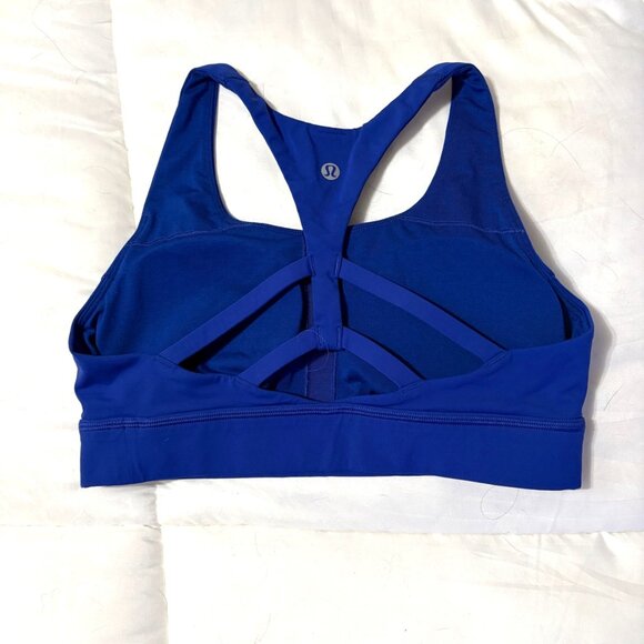 lululemon athletica Other - EXCELLENT Lululemon Circuit Breaker Sports Racerback Bra Sapphire Blue 8